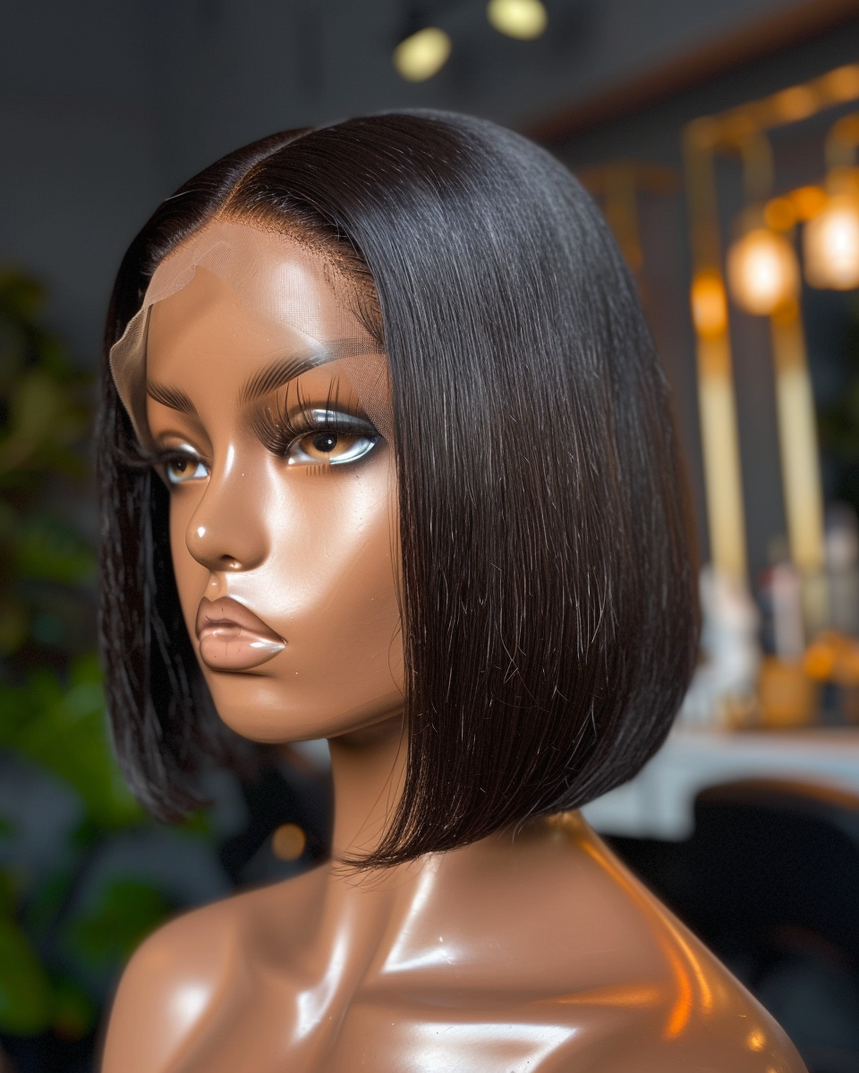 7x5 Glueless Bob Wig Lace
