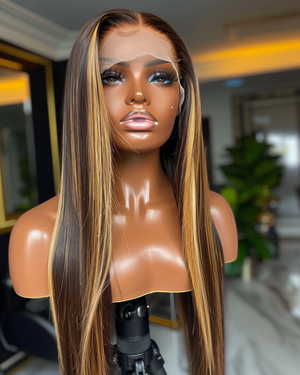 Wig Highlight Straight 13x4 Lace