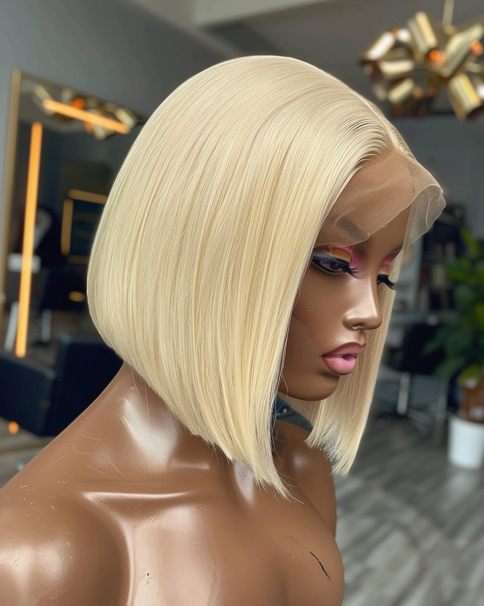 613 Straight Bob Wig 13X4 Lace Front
