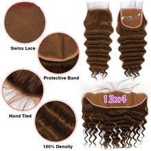 Hair Bundles Chocolate Brown Loose Deep Wave