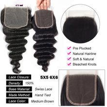 38 40 Inch Loose Deep Wave Human Hair Bundles