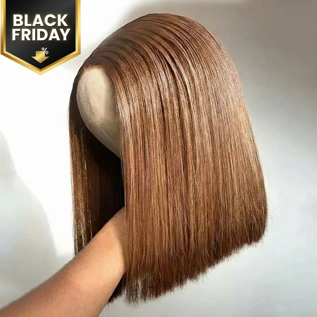 Short Bob Wig Chocolate Brown