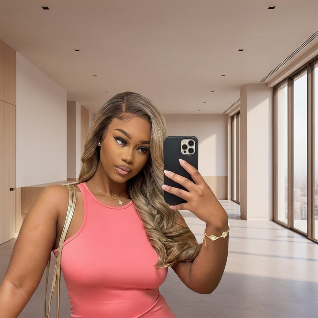 13X6 Ombre Blonde Colored