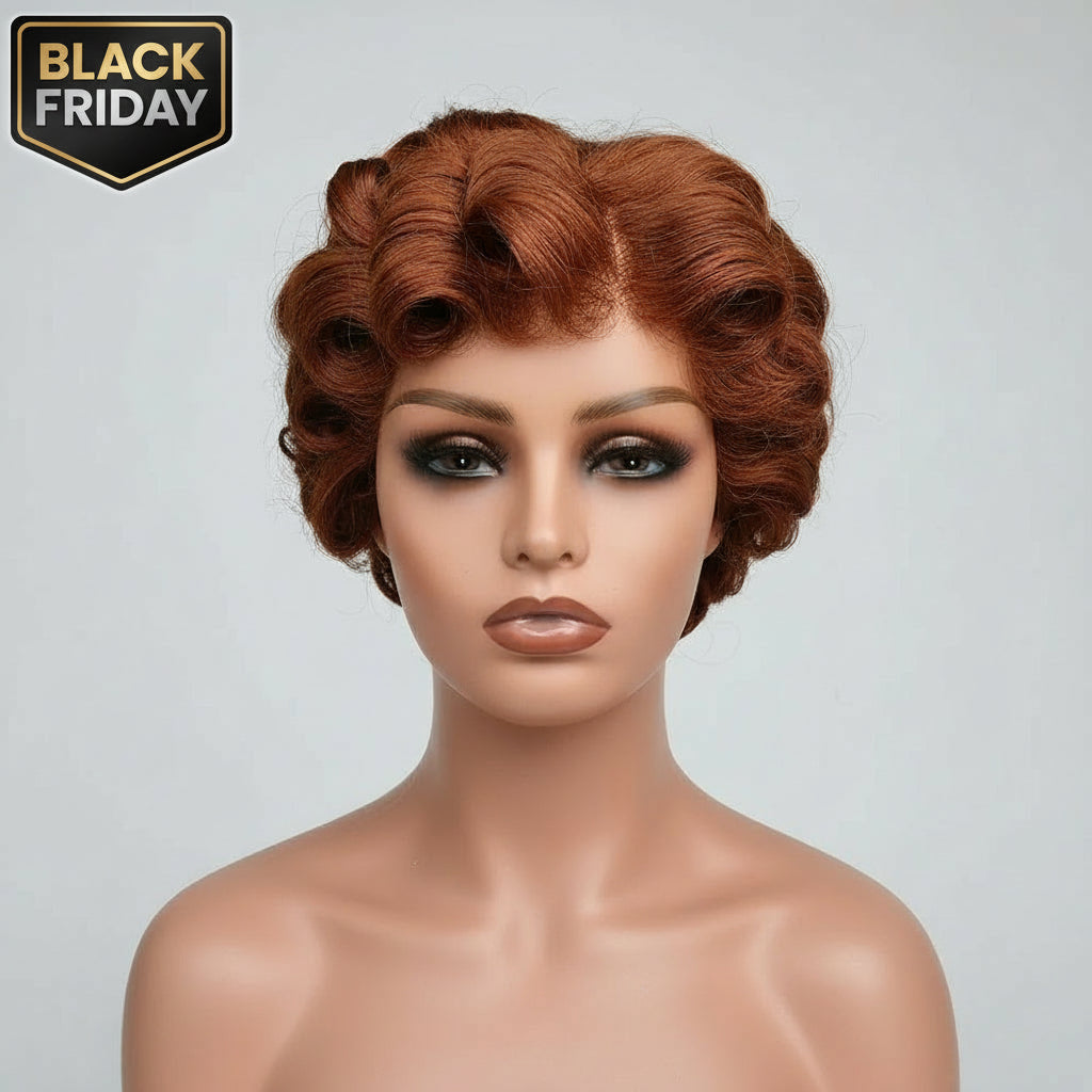 Pixie Cut Short Bob Deep Wave