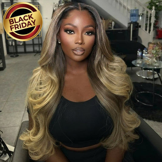 Ombre Brown Blonde Highlights