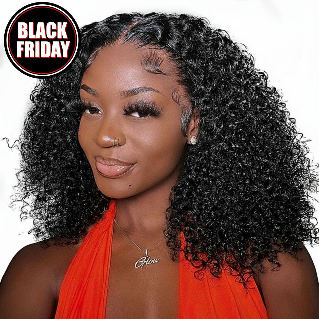 Indian Kinky Curly Short Bob 7x5