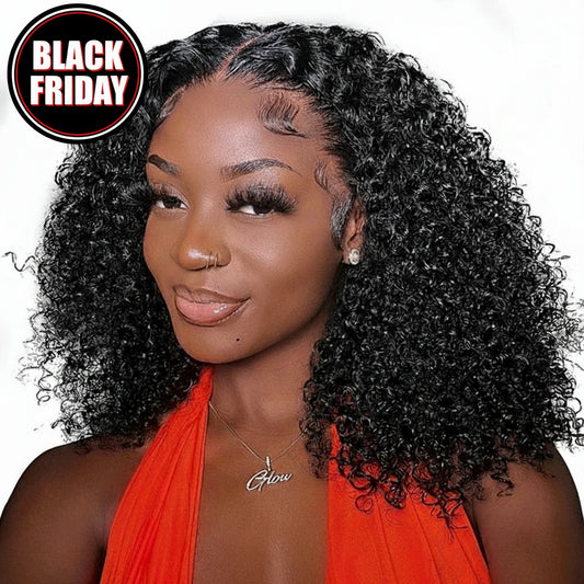 Indian Kinky Curly Short Bob 7x5