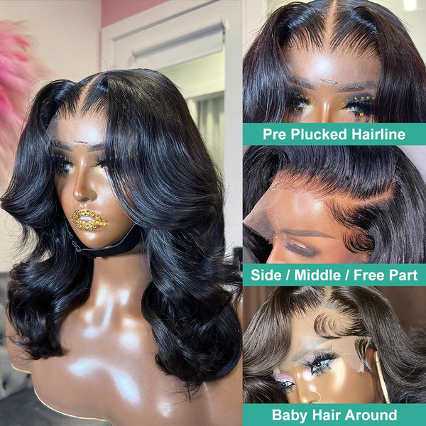 Short Bob Body Wave  Glueless