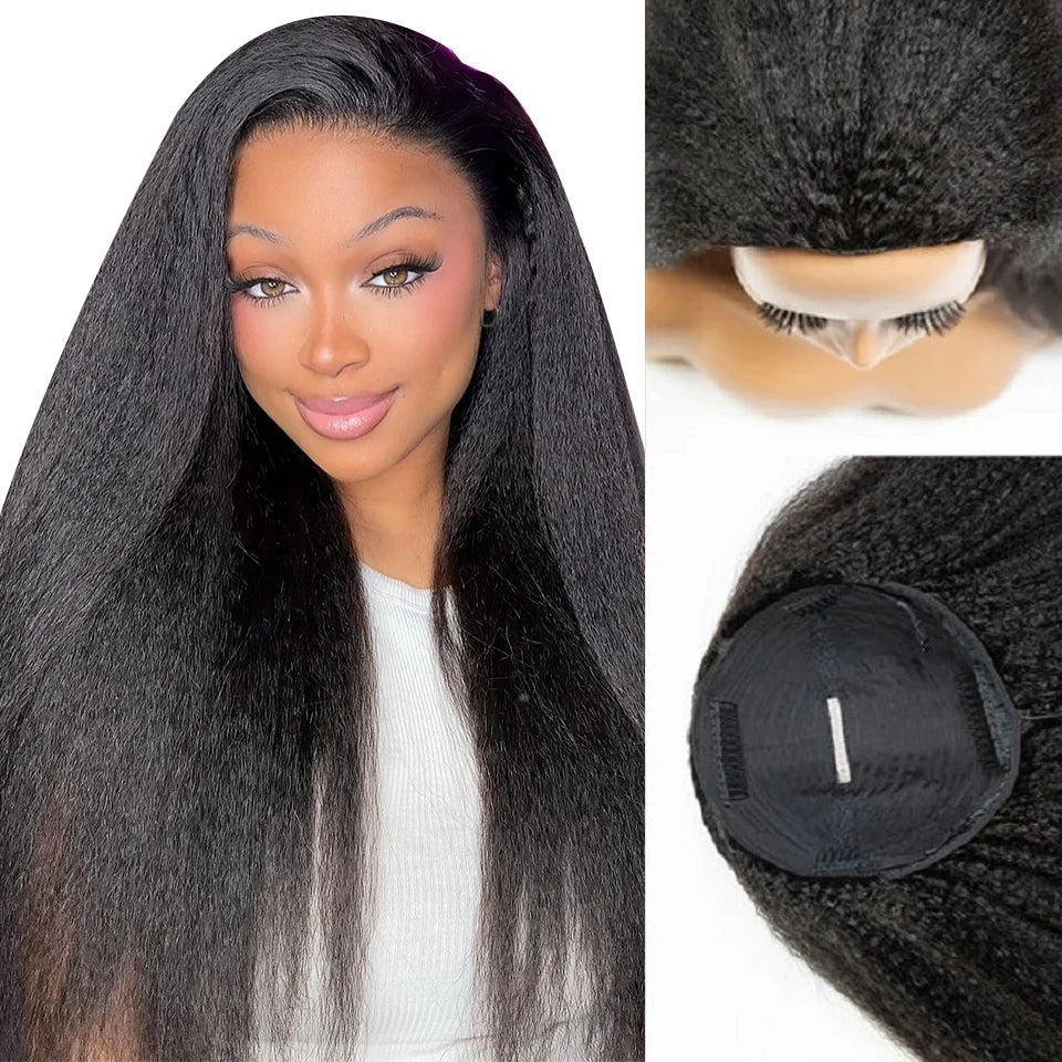 Kinky Straight Glueless Wigs