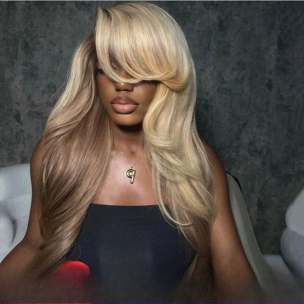 Blonde Brown Roots Colored body wave - NJAI - NA HAIR