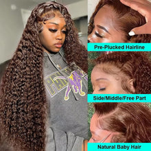 Chocolate Brown Curly Deep Wave - NJAI - NA HAIR