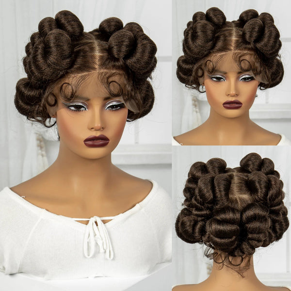 Full Lace Braided Wigs Short - NJAI - NA HAIR