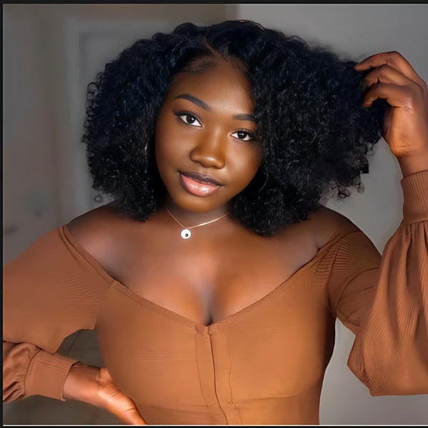 Kinky Curly Bob - NJAI - NA HAIR | CANADA